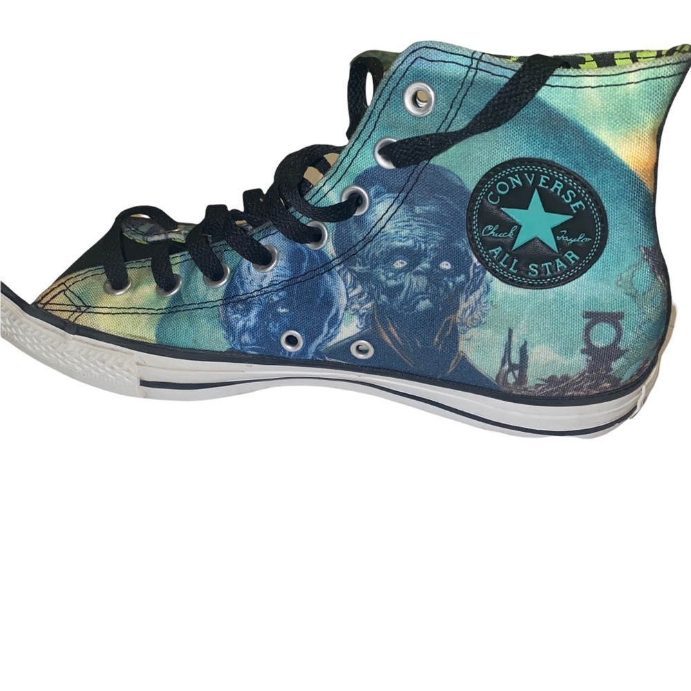 Converse Green Lantern DC Comics Chuck Taylor Sneakers size men 9 or women 11 - Picture 6 of 6
